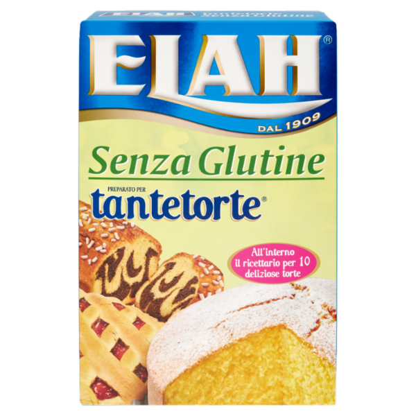 Elah Senza Glutine Preparato per tantetorte 390 g