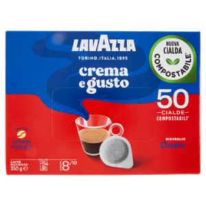 Lavazza Crema e Gusto Classico 50 Cialde Compostabili* 350 g