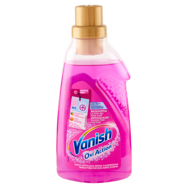 Vanish Oxi Action Gel Rosa Smacchiatore bucato 750ml