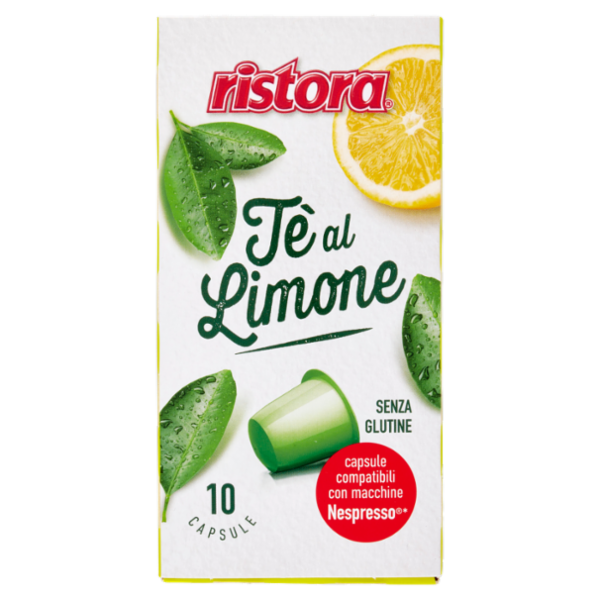 ristora Tè al Limone capsule compatibili con macchine Nespresso* 10 x 8 g
