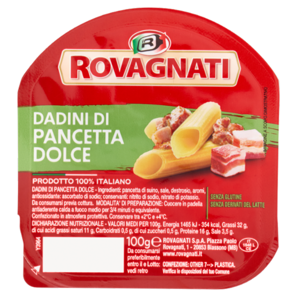 Rovagnati Dadini di Pancetta Dolce 100 g