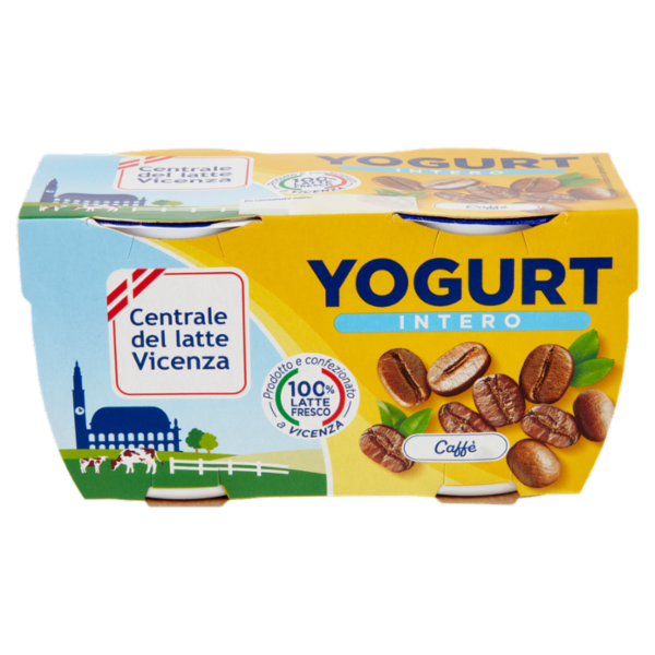 Centrale del latte Vicenza Yogurt Intero Caffè 2 x 125 g