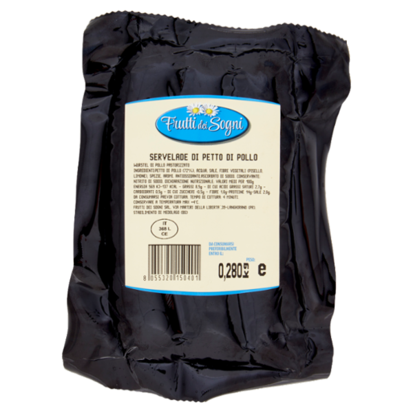 Frutti dei Sogni BBQ Servelade di Pollo 0,280 kg