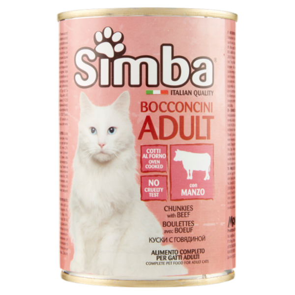 Simba Bocconcini Adult con Manzo 415 g