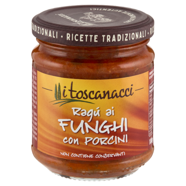 i toscanacci Ragù ai Funghi con Porcini 180 g