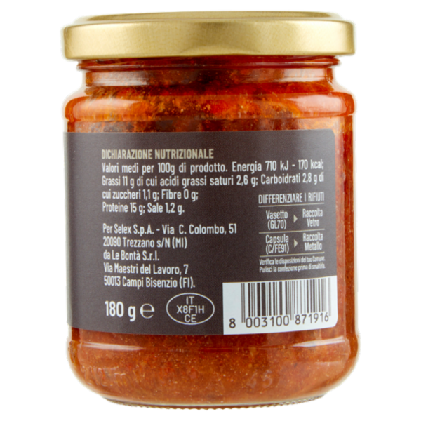 Selex Saper di Sapori Sugo di Capriolo 180 g