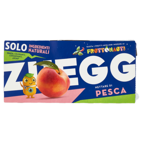 Zuegg Solo Ingredienti naturali* Succo e Polpa di Pesca 3 x 200 ml