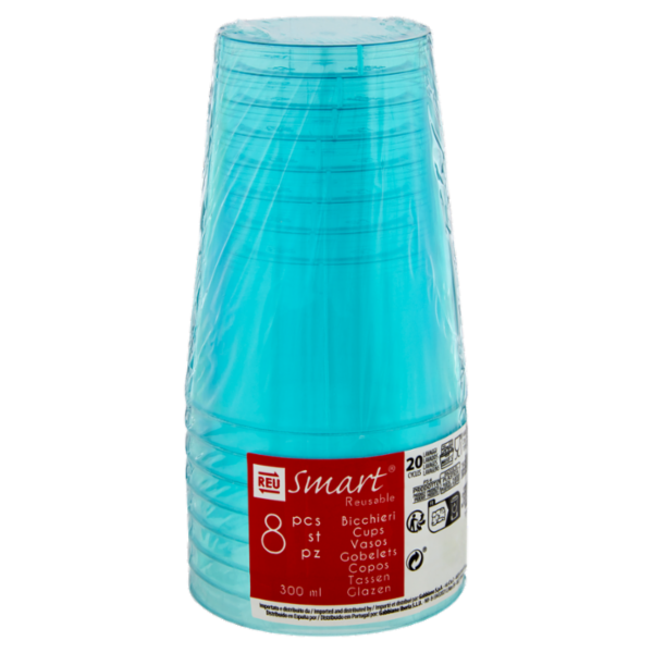 Smart Reusable Bicchieri 8 pz
