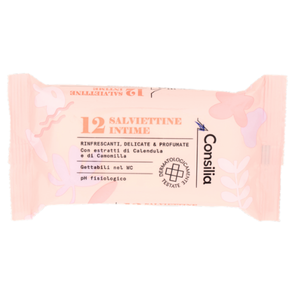 Consilia Salviettine Igiene Intima 12 pezzi