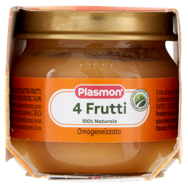 Plasmon Omogeneizzato 4 Frutti 2 x 80 g