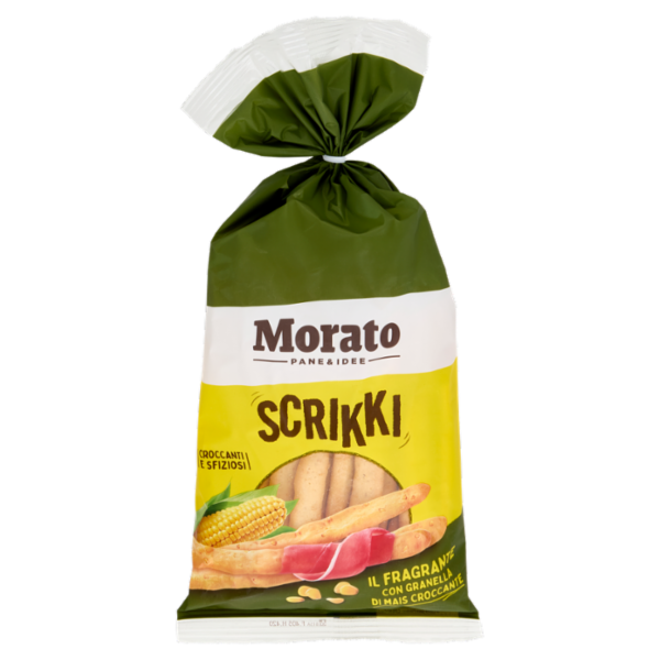 Morato Scrikki Grissani con Granella di Mais Croccante 230 g