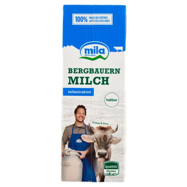 mila Latte di montagna UHT parzialmente scremato 1000 ml