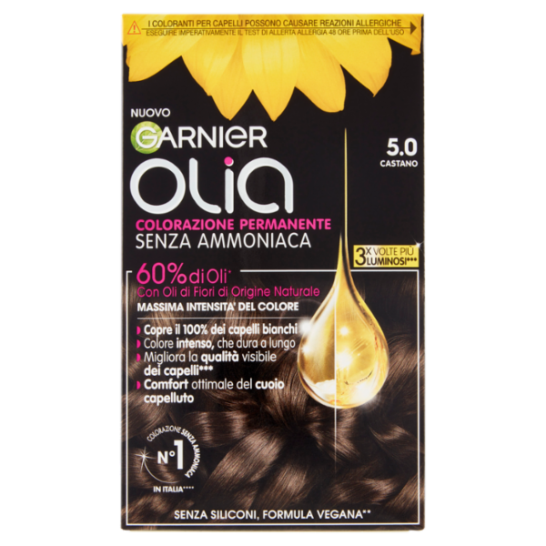Garnier Olia Tinta Capelli, Senza Ammoniaca, Brown 50