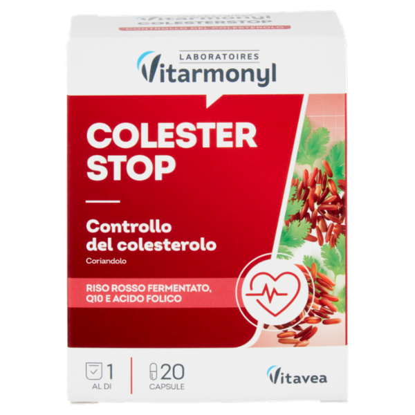 Laboratoires Vitarmonyl Colester Stop Controllo del colesterolo 20 Capsule 7,3 g