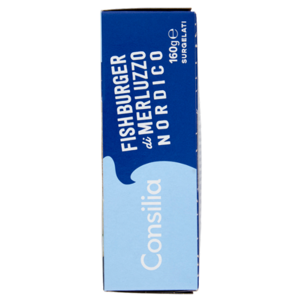 Consilia Fish Burger di Merluzzo Nordico Surgelato 2x80 g