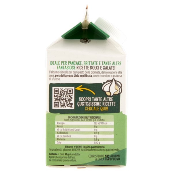 le Naturelle Albume d'Uovo Pastorizzato 500 g