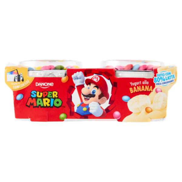 Danone Yogoloso Yogurt alla Banana Super Mario 2 x 110 g