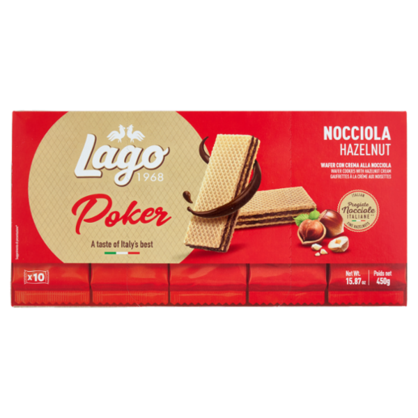 Gastone Lago Poker Nocciola 10 x 45 g