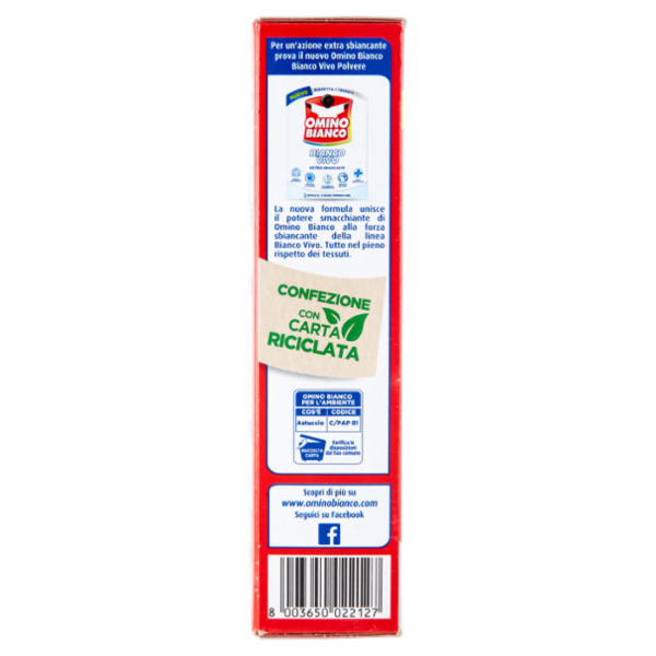 Omino Bianco Additivo Smacchiante Polvere 500 g