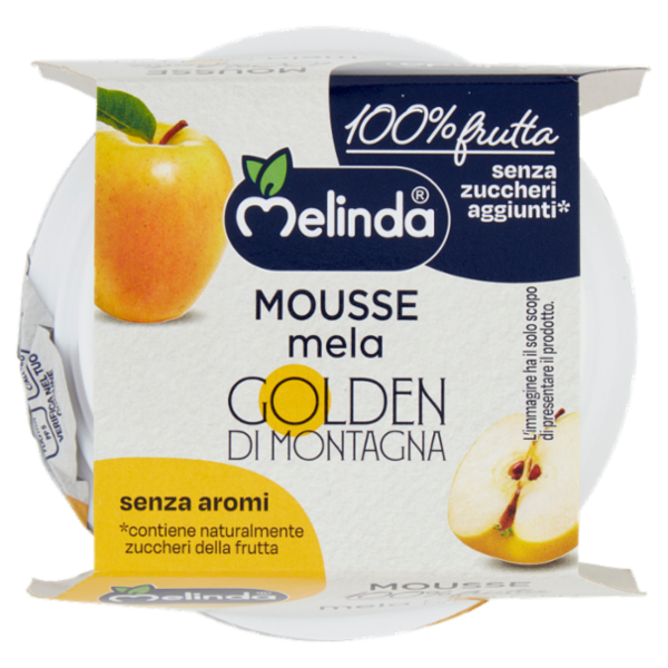 Melinda Mousse mela Golden di Montagna 2 x 100 g