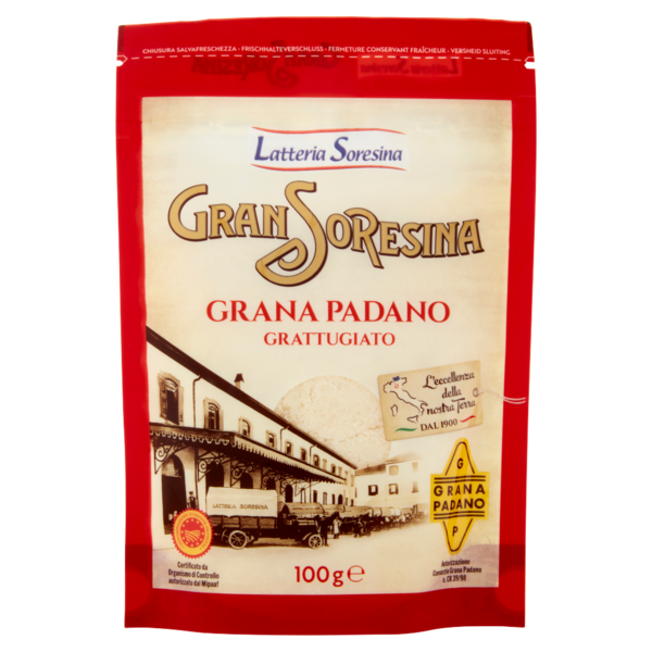Gran Soresina Grana Padano DOP Grattugiato 100 g