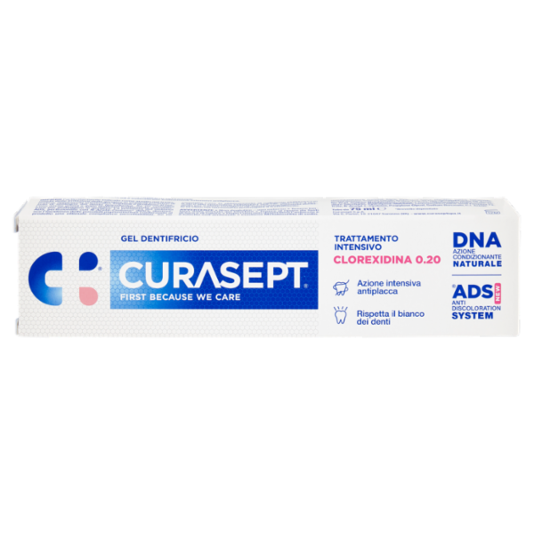 Curasept Gel Dentifricio Trattamento Intensivo Clorexidina 0.20 75 ml