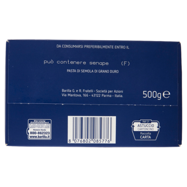 Barilla Pasta Penne a Candela n.77 100% Grano Italiano 500g