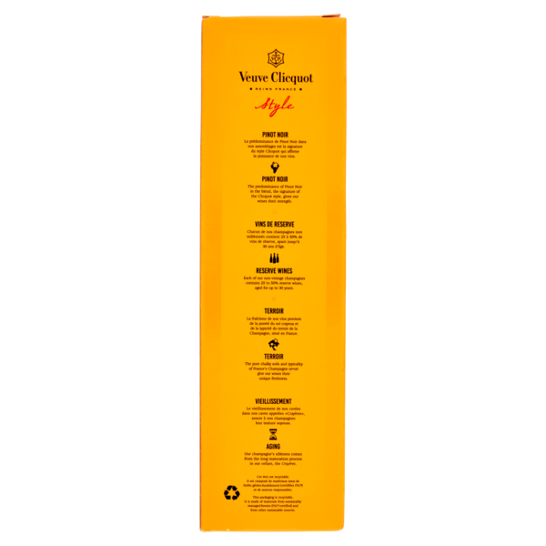Veuve Clicquot Champagne Brut Yellow Label Astuccio 75cl