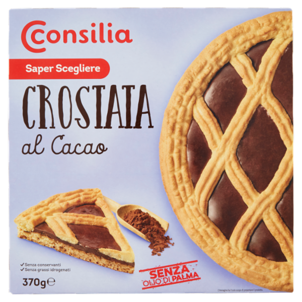 Consilia Saper Scegliere Crostata al Cacao 370 g (senza olio di palma)