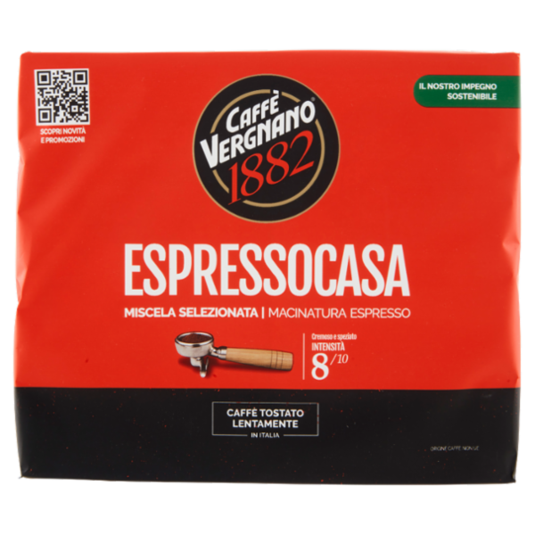 Caffè Vergnano 1882 Espressocasa Macinatura Espresso 2 x 250 g