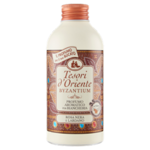 Tesori D'Oriente Byzantium Profumo Aromatico Per Biancheria Rosa Nera e Labdano 250 Ml
