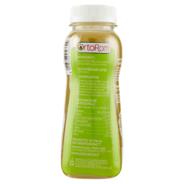 OrtoRomi Estratto di Kiwi kale, salvia e mela 250 ml