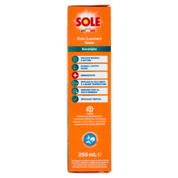 Sole Igiene Cura Lavatrice 250 ml con Coupon