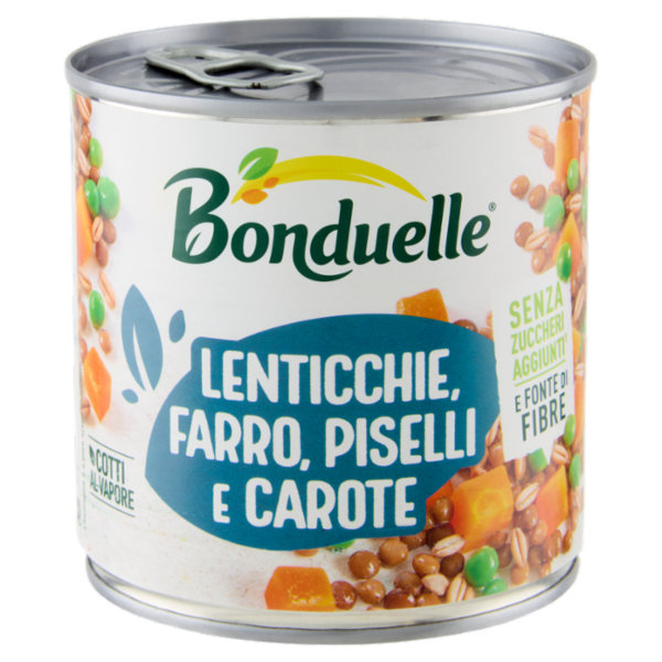 Bonduelle Lenticchie, Farro, Carote e Piselli 300 g