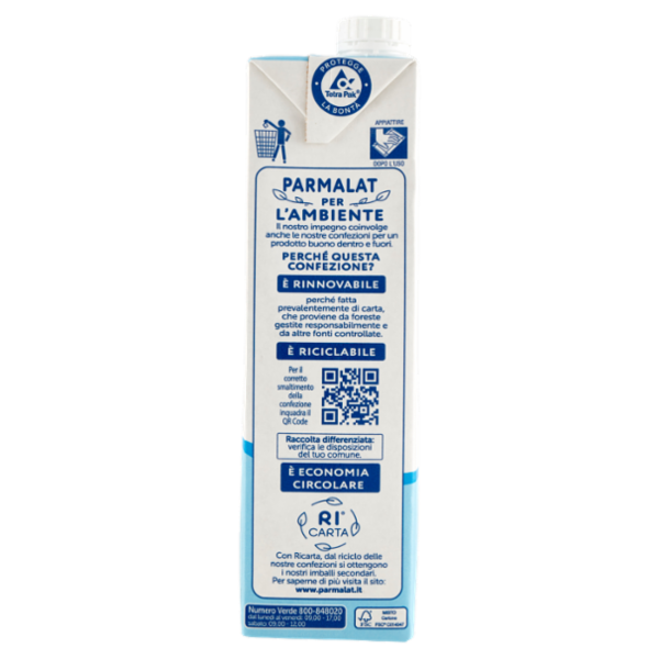 parmalat Bontà e Linea con Vitamina D Latte Parzialmente Scremato 1000 ml