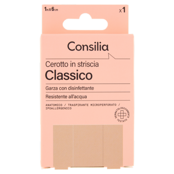 Consilia Saper Scegliere Cerotto in Striscia Classico 1m x 6cm 1 pz