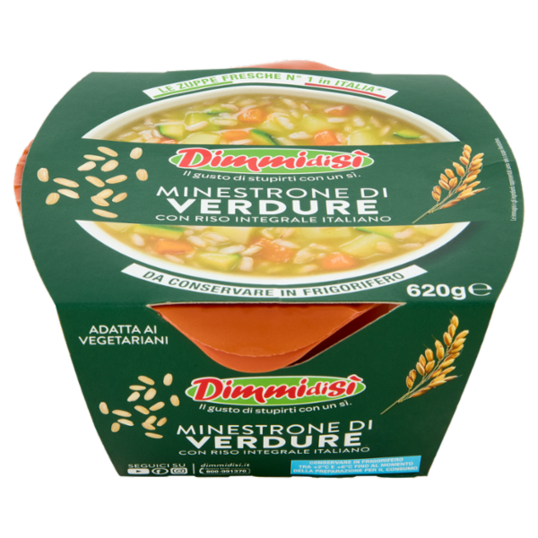 DimmidiSì le Zuppe fresche Minestrone di Verdure 620 g