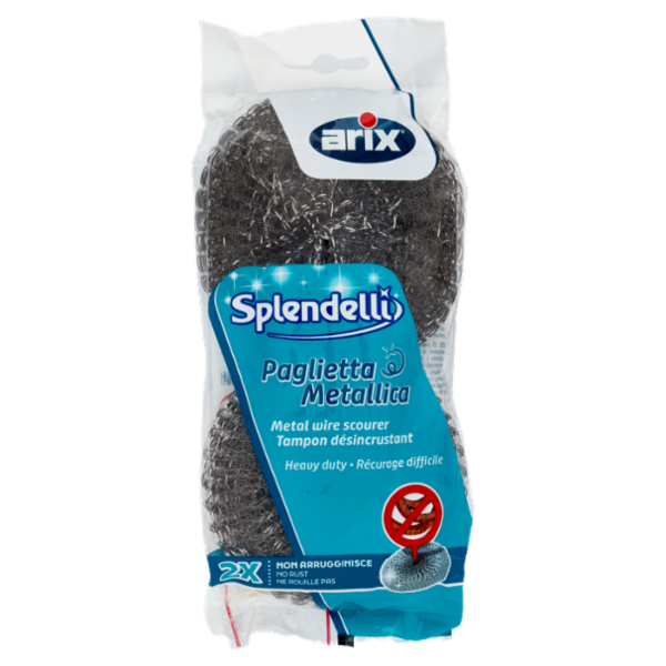 arix Splendelli Paglietta Metallica 2 pz