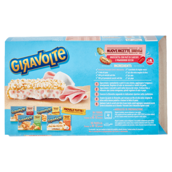 Giravolte Prosciutto Cotto di Alta Qualità 2 x 85 g