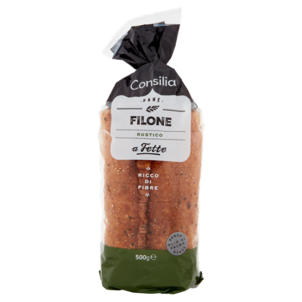 Consilia Pane Filone Rustico a Fette 500 g