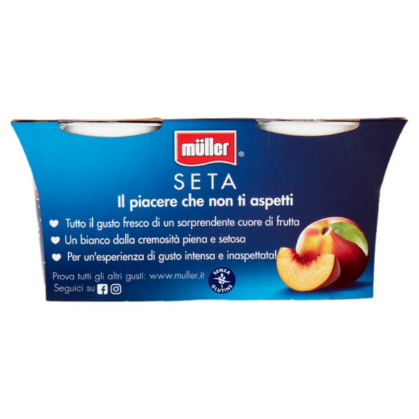 müller Bianco Seta con Cuore di Pesca 2 x 125 g