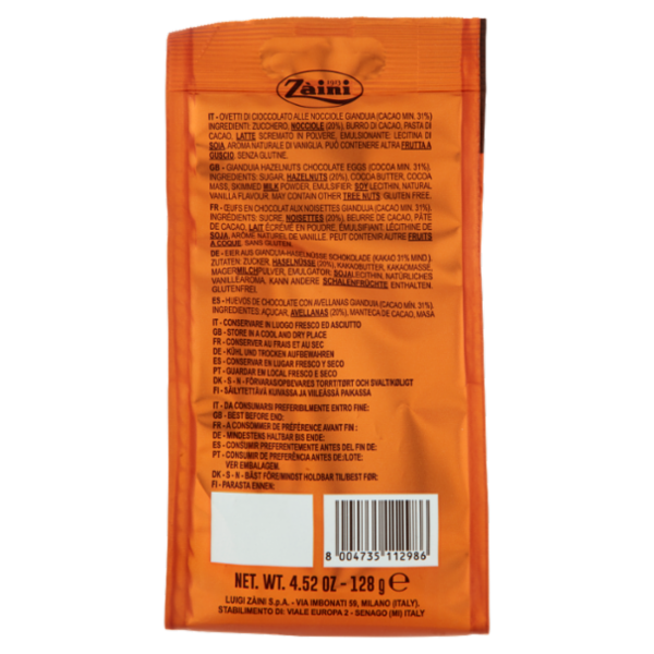 Zàini Ovetti Gianduiotto 128 g