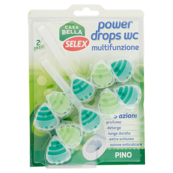 Selex Casa Bella Wc Power Drops Pino 2 pezzi