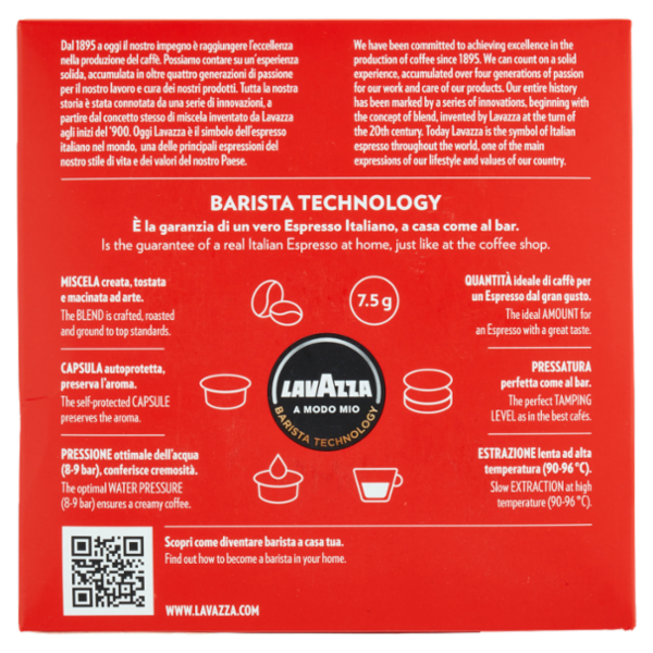 Lavazza A Modo Mio Suerte 36 Capsule 270 g