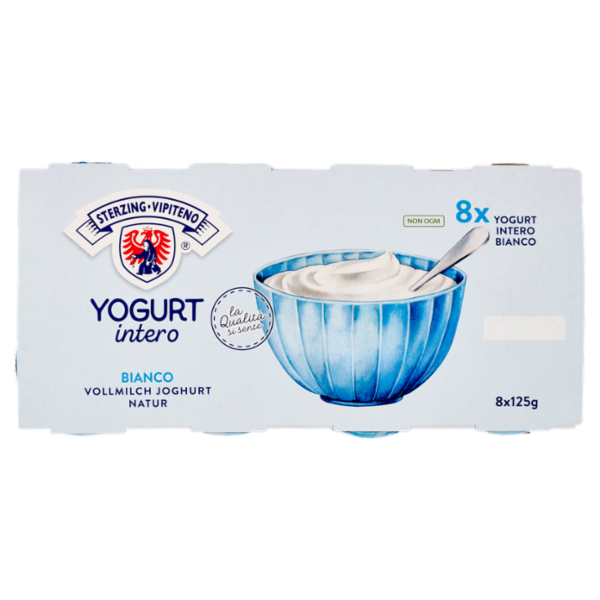Sterzing Vipiteno Yogurt intero Bianco 8 x 125 g