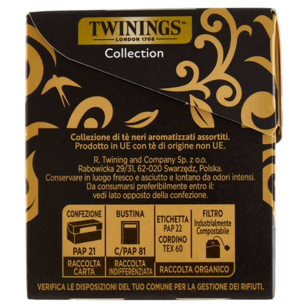 Twinings Tè Neri Aromatizzati Collection 20 x 2 g