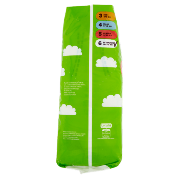 Consilia Pannolini per Bambini Extra Large 15-30 kg 15 pezzi