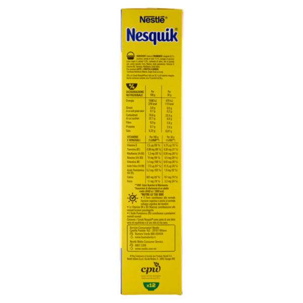 NESQUIK Palline con Cereali Integrali al Cacao 375g