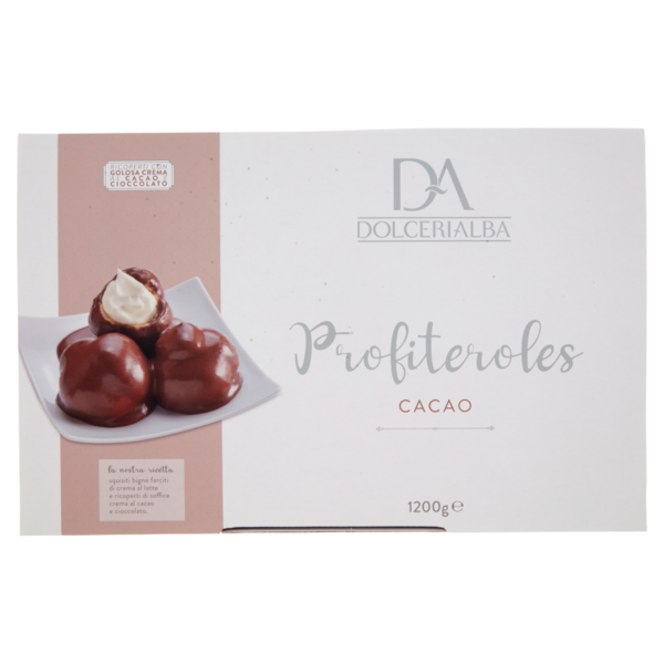 Dolcerialba Profiteroles Cacao 24 Profiteroles 1200 g