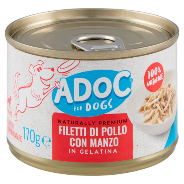 ADoC Naturally Premium Filetti di Pollo con Manzo 170 g